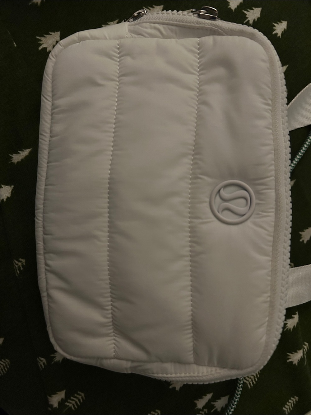 lululemon athletica White Mini Quilted Crossbody Bag